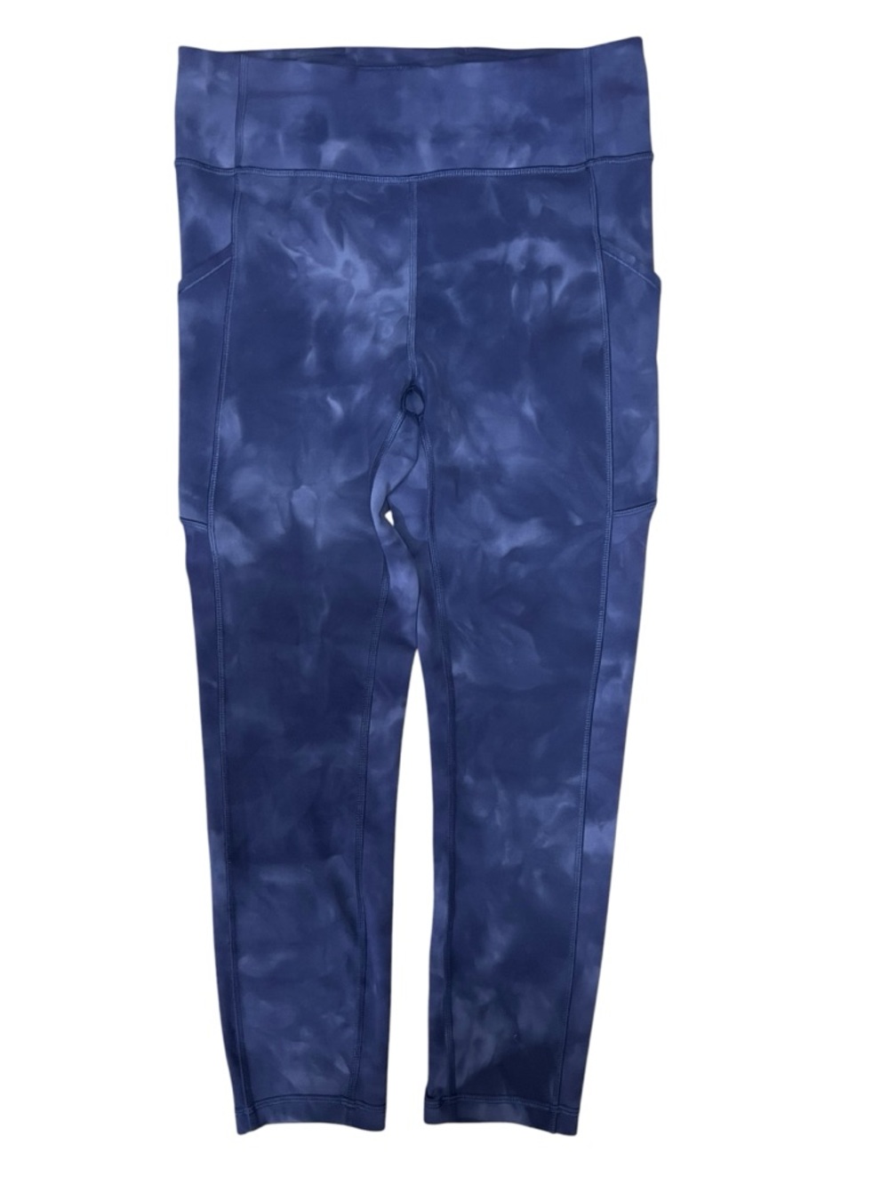 Lululemon Invigorate High Rise Crop 23” Everlux Diamond Dye Naval Blue 8 - Picture 4 of 15